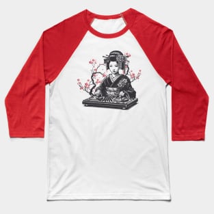 Geisha DJ Baseball T-Shirt